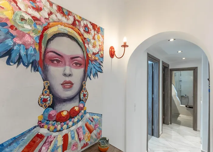 アパート Friends & Fam Apt,town Of Naxos Island,by Naxosvibe Naxos City